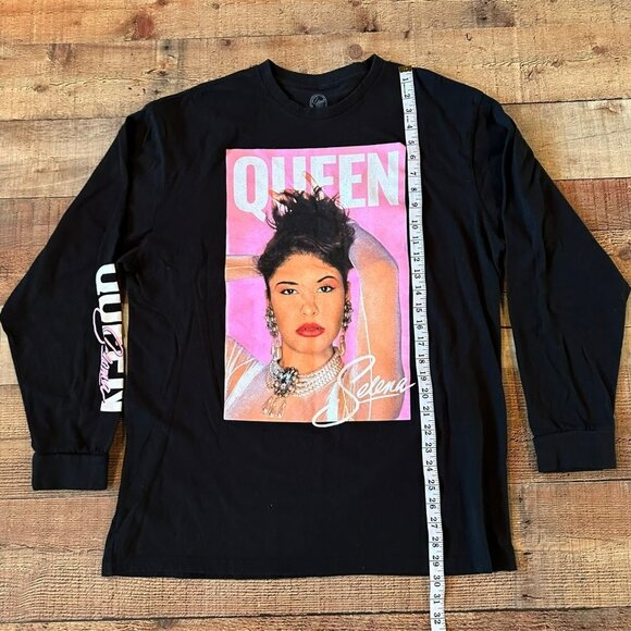 Selena Queen long sleeve tshirt with selena graphic print women's xl - Picture 3 of 5